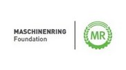 Logo der Maschinenring Foundation. Links Text, rechts grünes Symbol mit "MR".