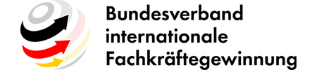 Logo: Bundesverband internationale Fachkräftegewinnung e.V.